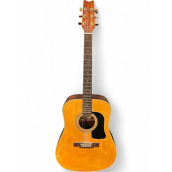 Used Washburn D100 Natural Acoustic Guitar