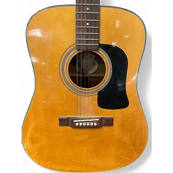 Used Washburn D100 Natural Acoustic Guitar