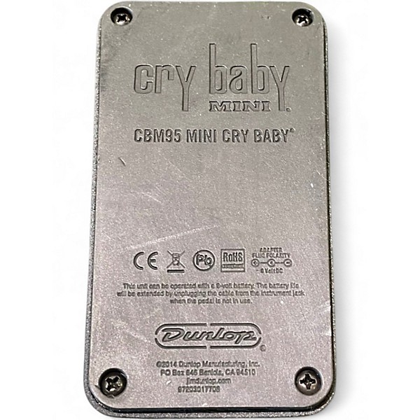 Used Dunlop CBM95 Cry Baby Mini Wah Effect Pedal