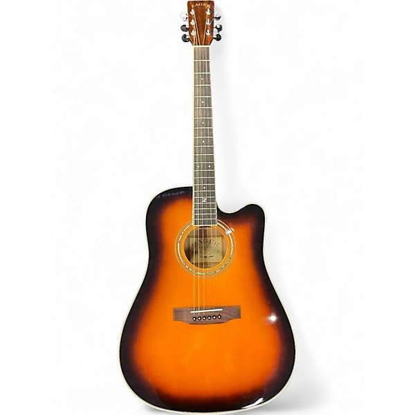 Used Zager ZAD-50CE/VS Tobacco Burst Acoustic Guitar