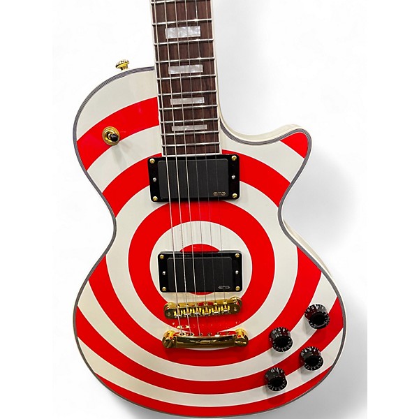 Used Firefly BULLSEYE White Solid Body Electric Guitar