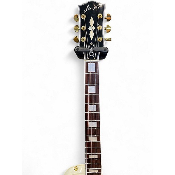 Used Firefly BULLSEYE White Solid Body Electric Guitar