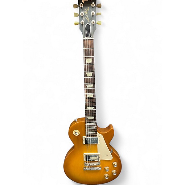 Used 2018 Gibson Les Paul Tribute Honey Burst Solid Body Electric Guitar