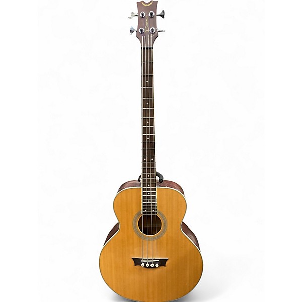 Used Dean EAB Natural Acoustic Bass Guitar