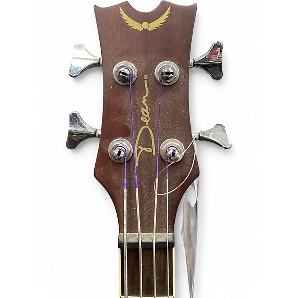 Used Dean EAB Natural Acoustic Bass Guitar