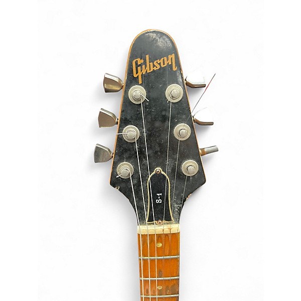 Vintage 1976 Gibson S-1 Natural Solid Body Electric Guitar