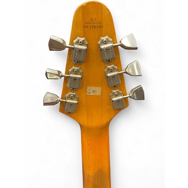 Vintage 1976 Gibson S-1 Natural Solid Body Electric Guitar