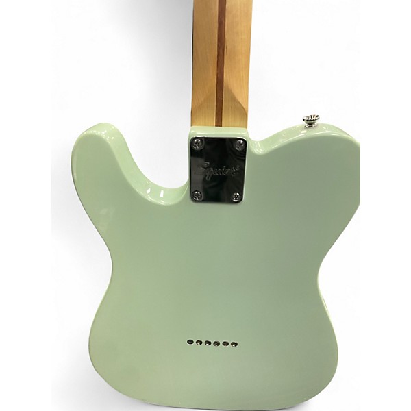 Used Squier Affinity Telecaster Surf Green Solid Body Electric Guitar