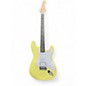 Used Donner STANDARD SERIES STRAT Vintage Yellow Solid Body Electric Guitar thumbnail