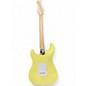 Used Donner STANDARD SERIES STRAT Vintage Yellow Solid Body Electric Guitar