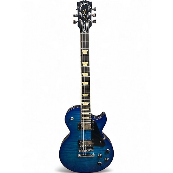 Used Gibson Les Paul Studio Blue Burst Solid Body Electric Guitar