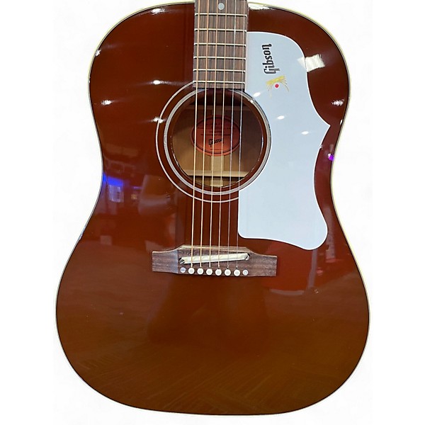 Used 2025 Gibson 1960's J-45 Wine Red Acoustic Guitar