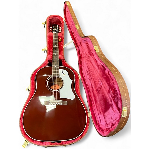 Used 2025 Gibson 1960's J-45 Wine Red Acoustic Guitar