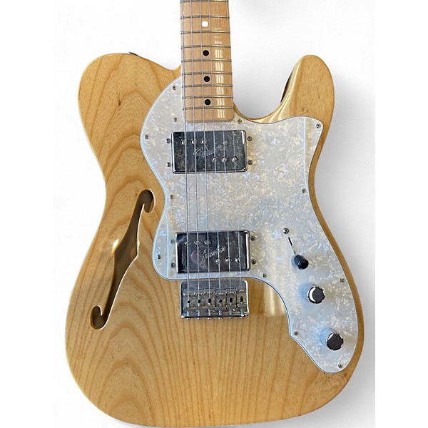 Used Fender Classic Series '72 Telecaster Thinline Natural Hollow Body Electric Guitar