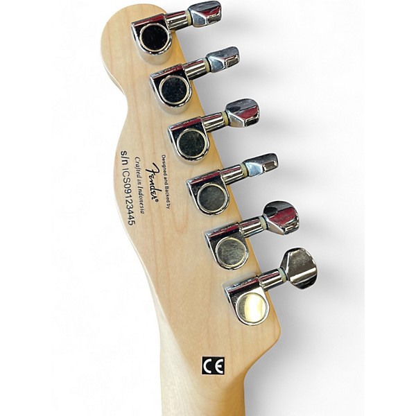 Used Squier Telecaster Custom Butterscotch Blonde Solid Body Electric Guitar