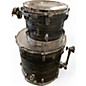 Used 2023 Ludwig 5 Piece CUSTOM OAK 5 PIECE Black Drum Kit