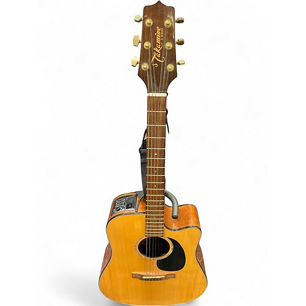 Used Takamine EG340C Natural Acoustic Electric Guitar