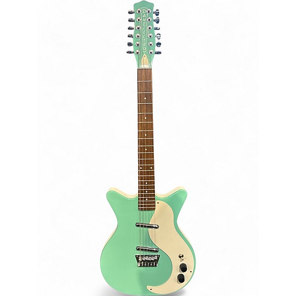 Used Danelectro 59M 12 String Blue Solid Body Electric Guitar