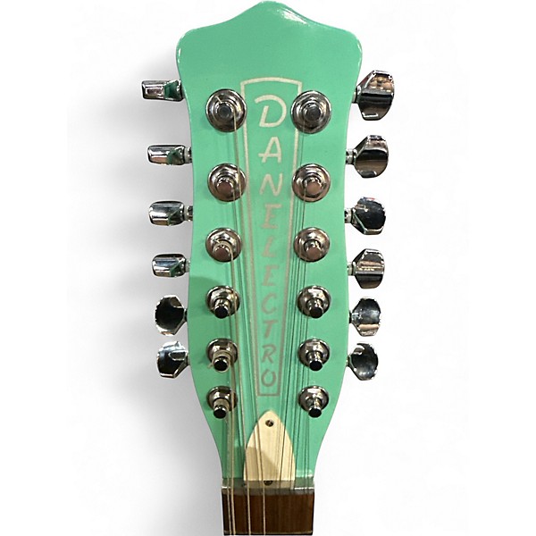 Used Danelectro 59M 12 String Blue Solid Body Electric Guitar