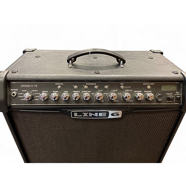 Used Line 6 Spider IV 75W 1x12 Guitar Combo Amp