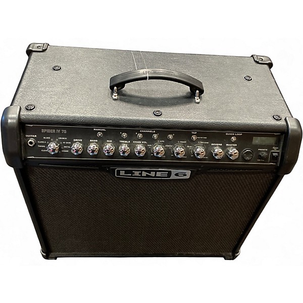 Used Line 6 Spider IV 75W 1x12 Guitar Combo Amp