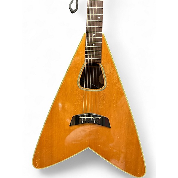 Vintage 1980s Takamine EA360 Natural Acoustic Electric Guitar