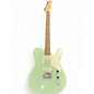 Used Squier Paranormal Baritone Cabronita Telecaster Surf Green Solid Body Electric Guitar thumbnail
