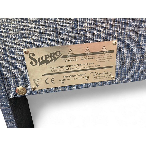 Used Supro Keeley Custom 1970RK Tube Guitar Combo Amp