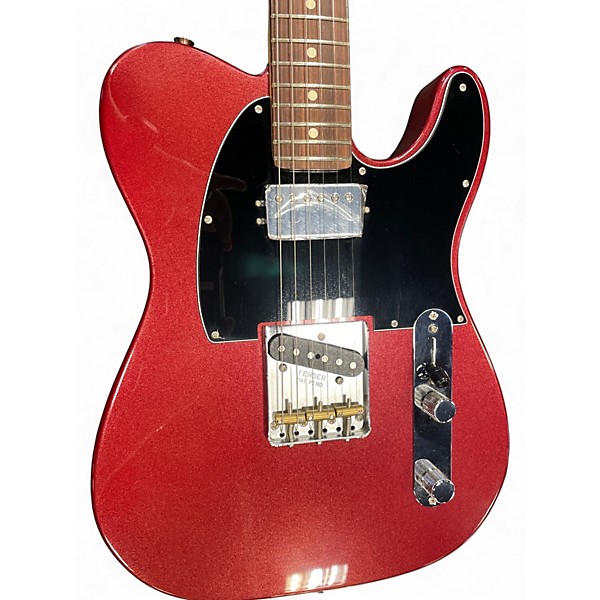 Used Fender American Performer Telecaster Hum Burgundy Solid Body Electric Guitar