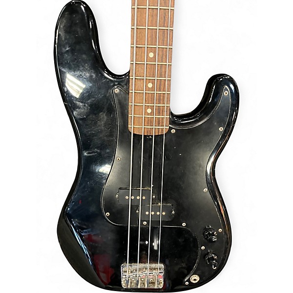 Used Fender Player Precision Bass Black Electric Bass Guitar
