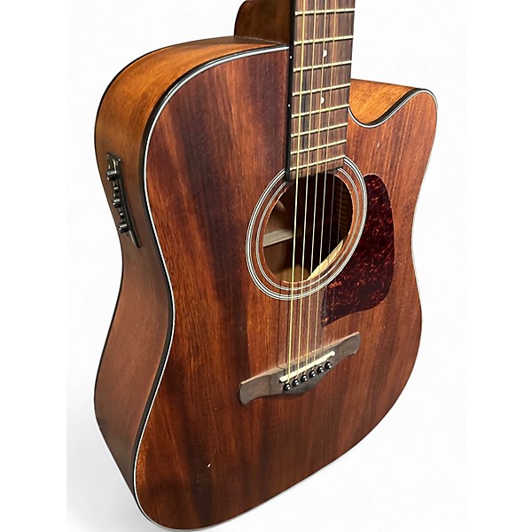 Used Ibanez AW54CE Mahogany Acoustic Electric Guitar