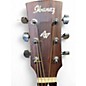 Used Ibanez AW54CE Mahogany Acoustic Electric Guitar
