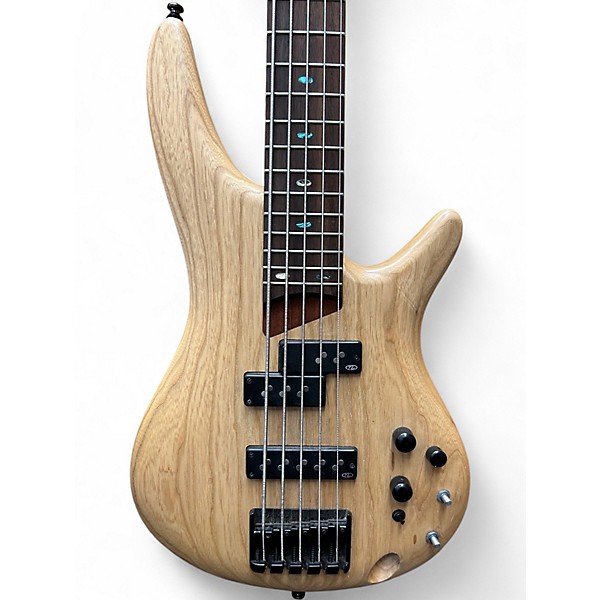 Used Ibanez SR655 Natural Electric Bass Guitar