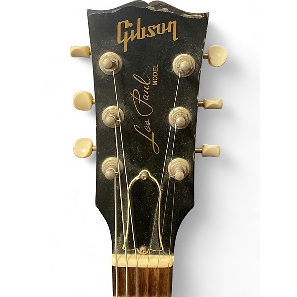 Used Gibson Les Paul Standard Double Cut Worn TV Yellow Solid Body Electric Guitar