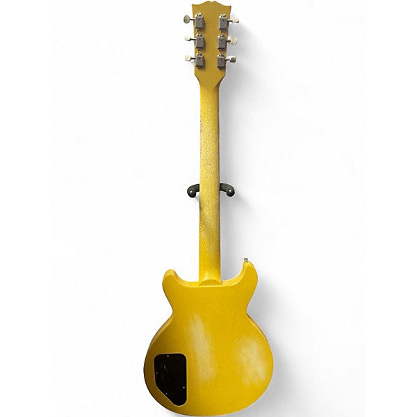 Used Gibson Les Paul Standard Double Cut Worn TV Yellow Solid Body Electric Guitar
