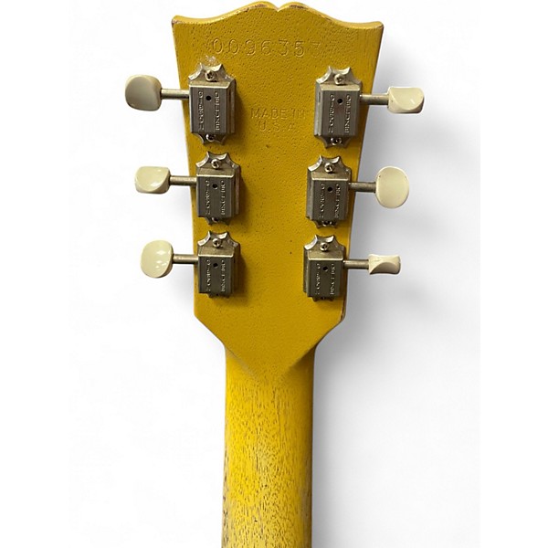 Used Gibson Les Paul Standard Double Cut Worn TV Yellow Solid Body Electric Guitar