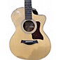 Used Taylor 214CE Plus Natural Acoustic Electric Guitar