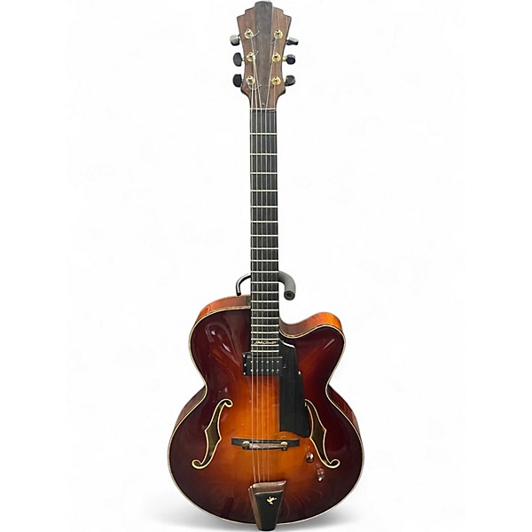 Used Eastman AR880CE John Pisano 2 Color Sunburst Acoustic Guitar
