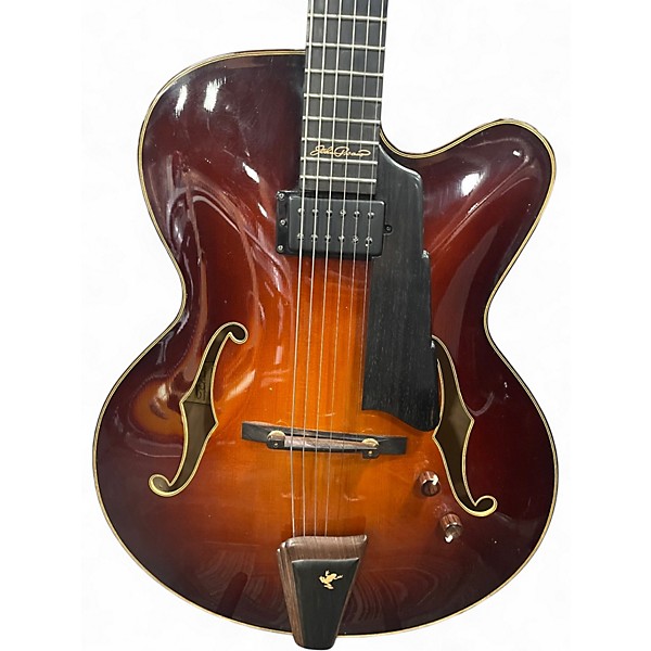 Used Eastman AR880CE John Pisano 2 Color Sunburst Acoustic Guitar