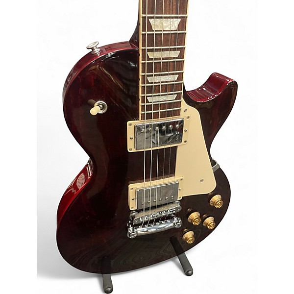 Used Gibson Les Paul Studio Cherry Solid Body Electric Guitar