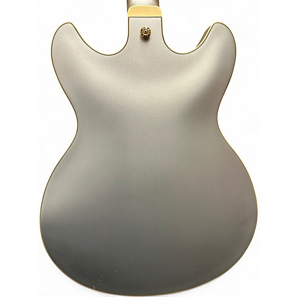 Used Ibanez AS73G Metallic Silver Hollow Body Electric Guitar