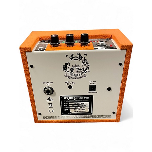 Used Orange Amplifiers crush mini Guitar Combo Amp