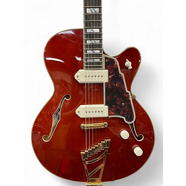 Used 2020s D'Angelico EXCEL 59 Maroon Hollow Body Electric Guitar