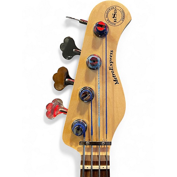 Used Sadowsky Guitars Roger Sadowsky Designs Metro Express 21 fret JJ Black Electric Bass Guitar