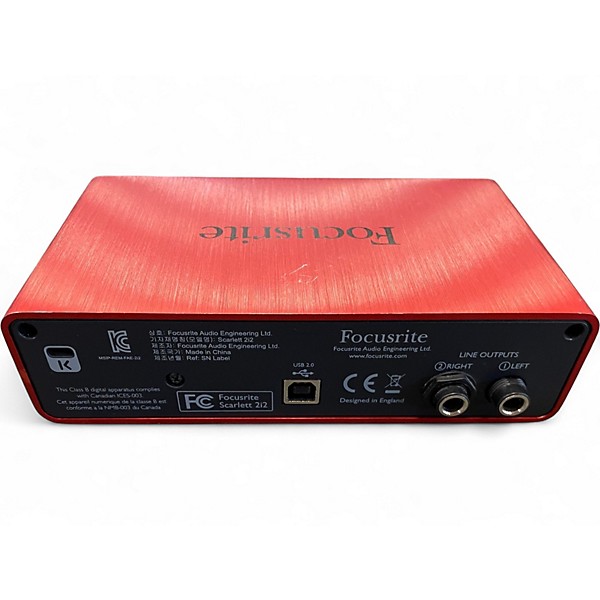 Used Focusrite Scarlett 2i2 Audio Interface