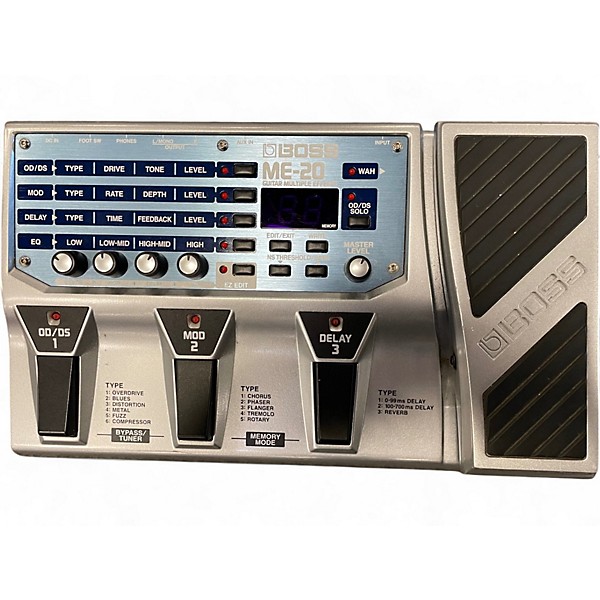 Used BOSS ME20 Guitar Multi Effect Processor