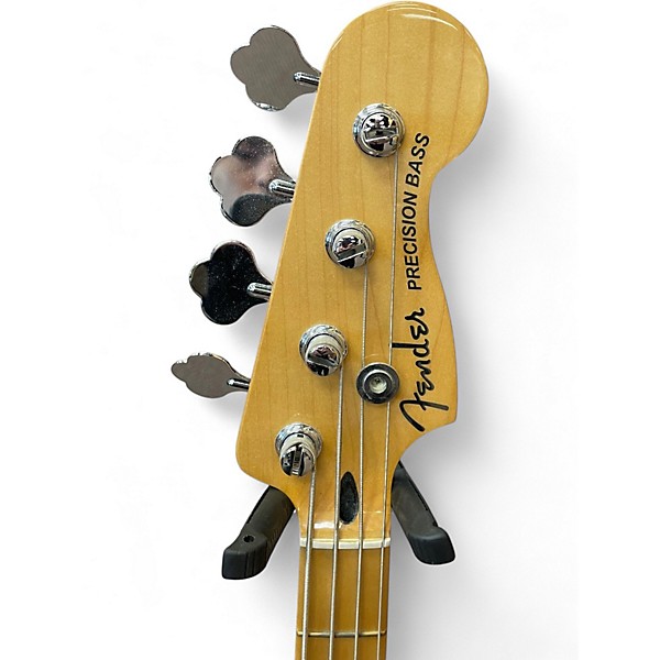 Used Fender Player Plus Active Precision Bass Green Electric Bass Guitar