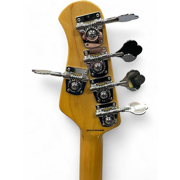 Used Sterling by Music Man Ray35 5 String Cream Electric Bass Guitar