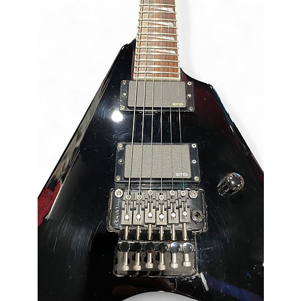 Used Esp Ltd Arrow 401 Black Solid Body Electric Guitar
