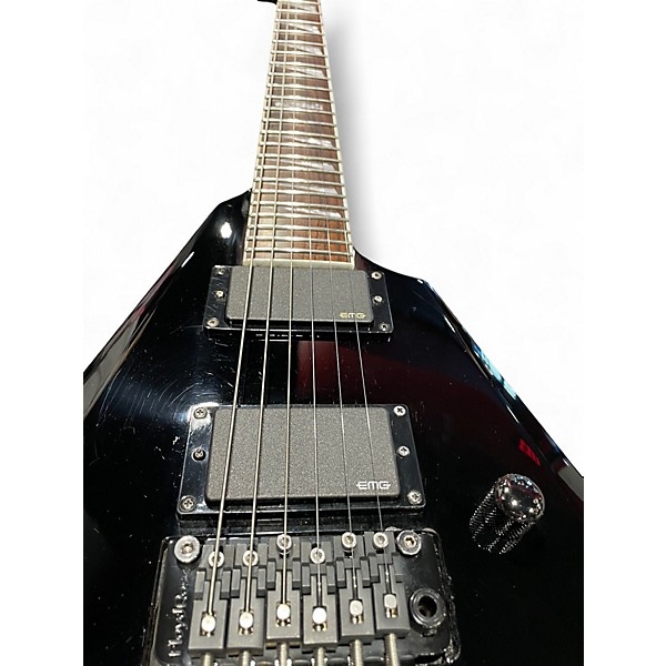 Used Esp Ltd Arrow 401 Black Solid Body Electric Guitar